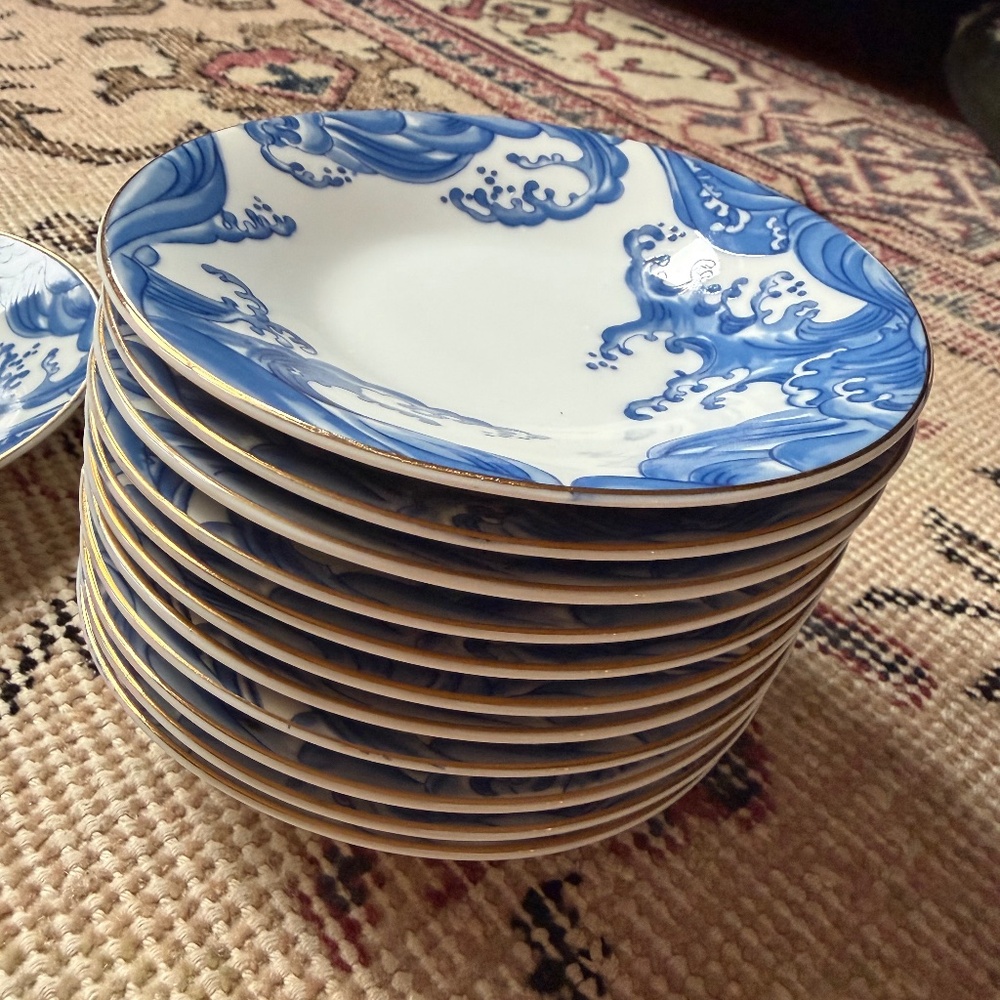 Takashi Espresso Plates - Set of 11